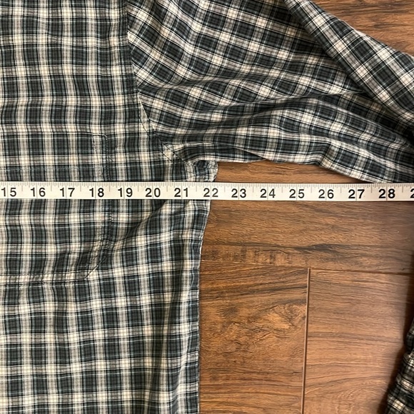 Men’s Cotton Long Sleeve Plaid Woolrich Button Down Shirt, Sz. M. - Picture 11 of 11